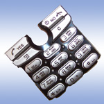 Русифицированная клавиатура для SonyEricsson J200 Silver