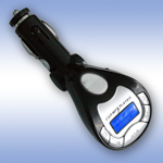 Автомобильный MP3-FM модулятор Palmex Silver-Black - 4 in 1 - поворотный - c LCD дисплеем
