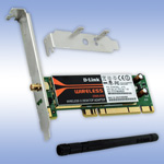 Беспроводной WiFi адаптер D-Link DWA-510 - PCI : фото 2